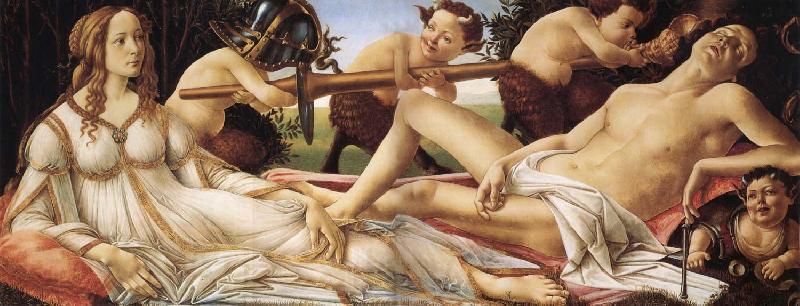Sandro Botticelli Venus and Mars Spain oil painting art